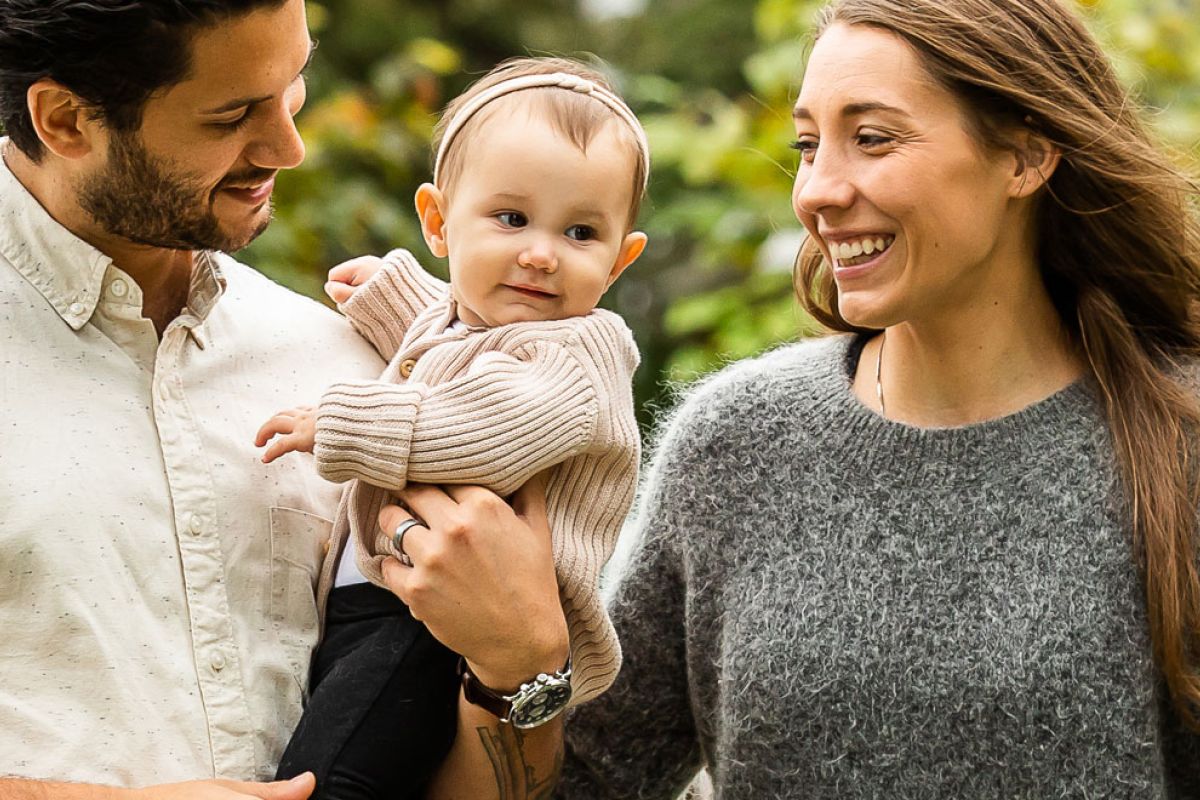 Couple with child